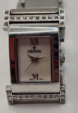 Vintage Women's Croton Watch CR207902 Japan Movement Quartz Needs Battery
